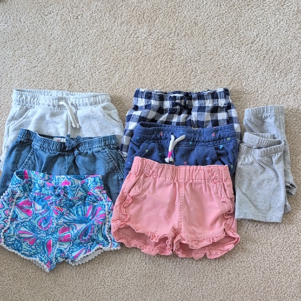Lot 3t Girls Shorts Crewcuts, Vineyard Vines, Cat And Jack